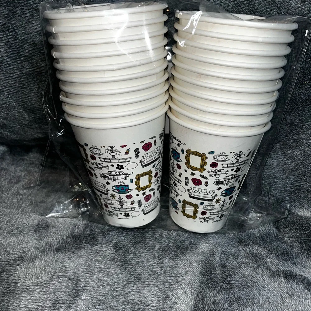 Friends TV Show Cups Set-20 Rachel Monica Joey Chandler Phoebe